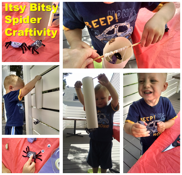 The Itsy Bitsy Spider Song And Spider Craft - Craft Play Learn