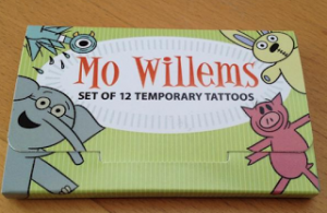 Mo Willems' The Pigeon, Elephant and Piggie, and Knuffle Bunny Temporary Tattoos